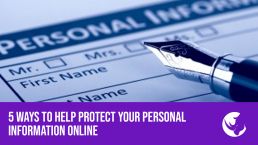 Protect your personal Information Online