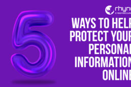 Ways to protect your personal Information