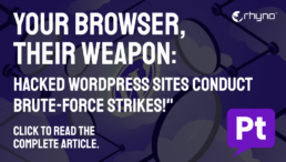 Hacked WordPress sites are using visitors' browsers for brute-force attacks.