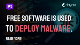Cybercriminals use free software to deploy malware.