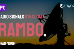 RAMBO Attack: Data Theft via Radio