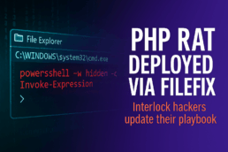 Interlock Hackers Turn to FileFix and a PHP-Based RAT in Their Latest Campaign