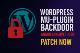 WordPress mu‑plugins backdoor lets attackers seize admin control