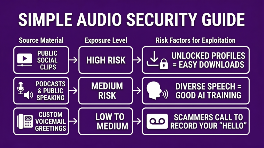 How Scammers Steal Your Voice from Social Media