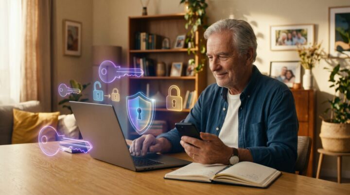 Leaving the Notebook Behind: A Senior’s Guide to Passwords and Passkeys